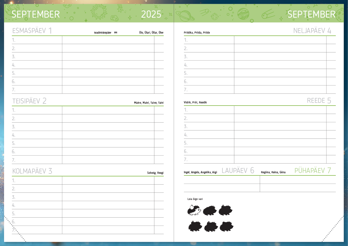Koolipäevik A5 – pilt 4 | Kasseti Expert