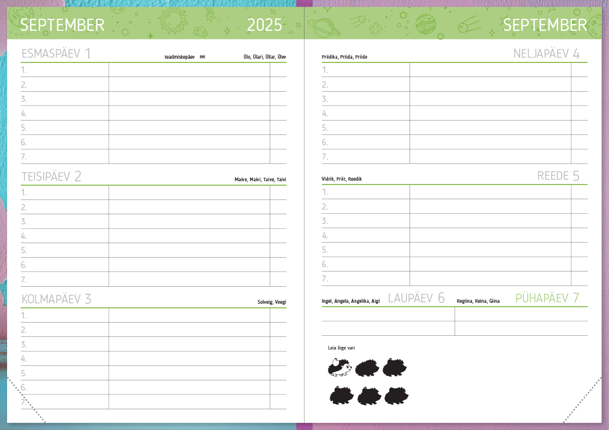 Koolipäevik A5 – pilt 5 | Kasseti Expert