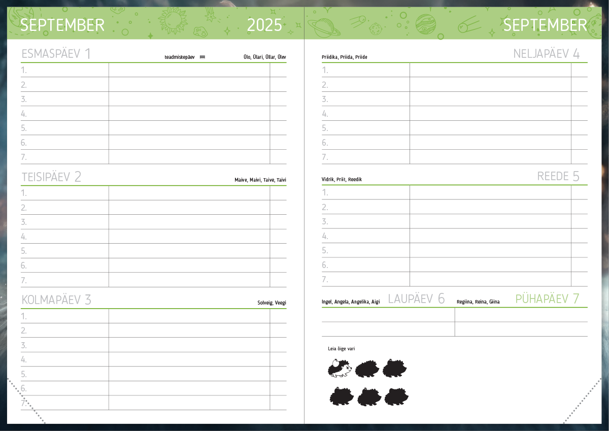 Koolipäevik A5 – pilt 7 | Kasseti Expert