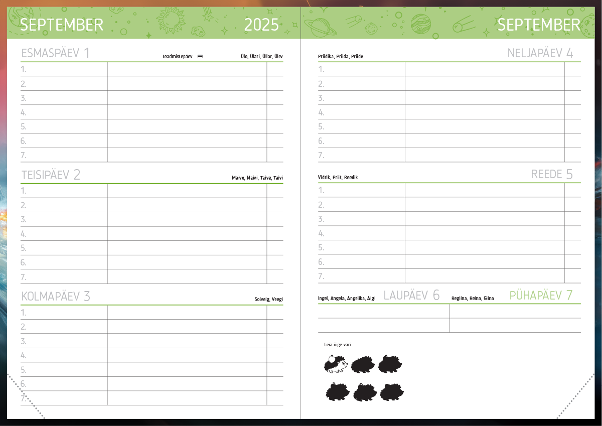Koolipäevik A5 – pilt 8 | Kasseti Expert