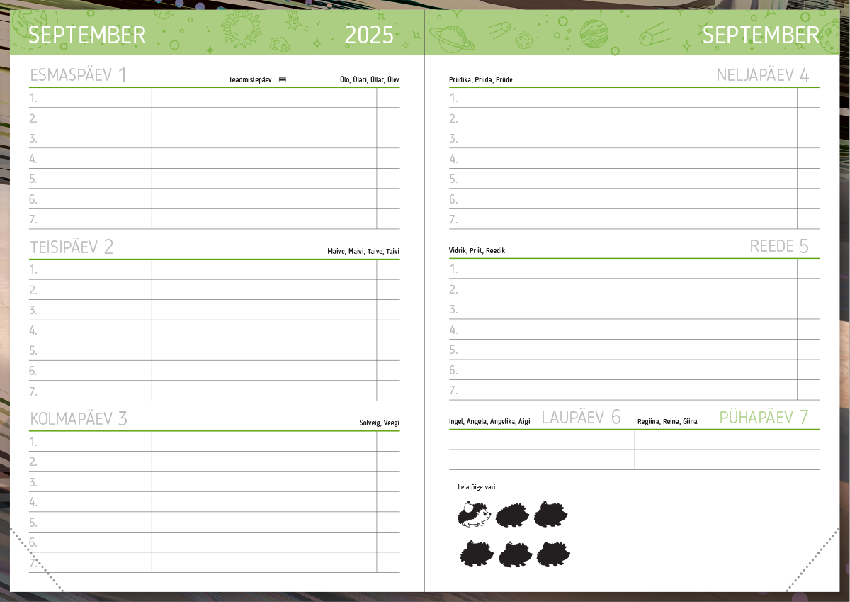 Koolipäevik A5 – pilt 9 | Kasseti Expert