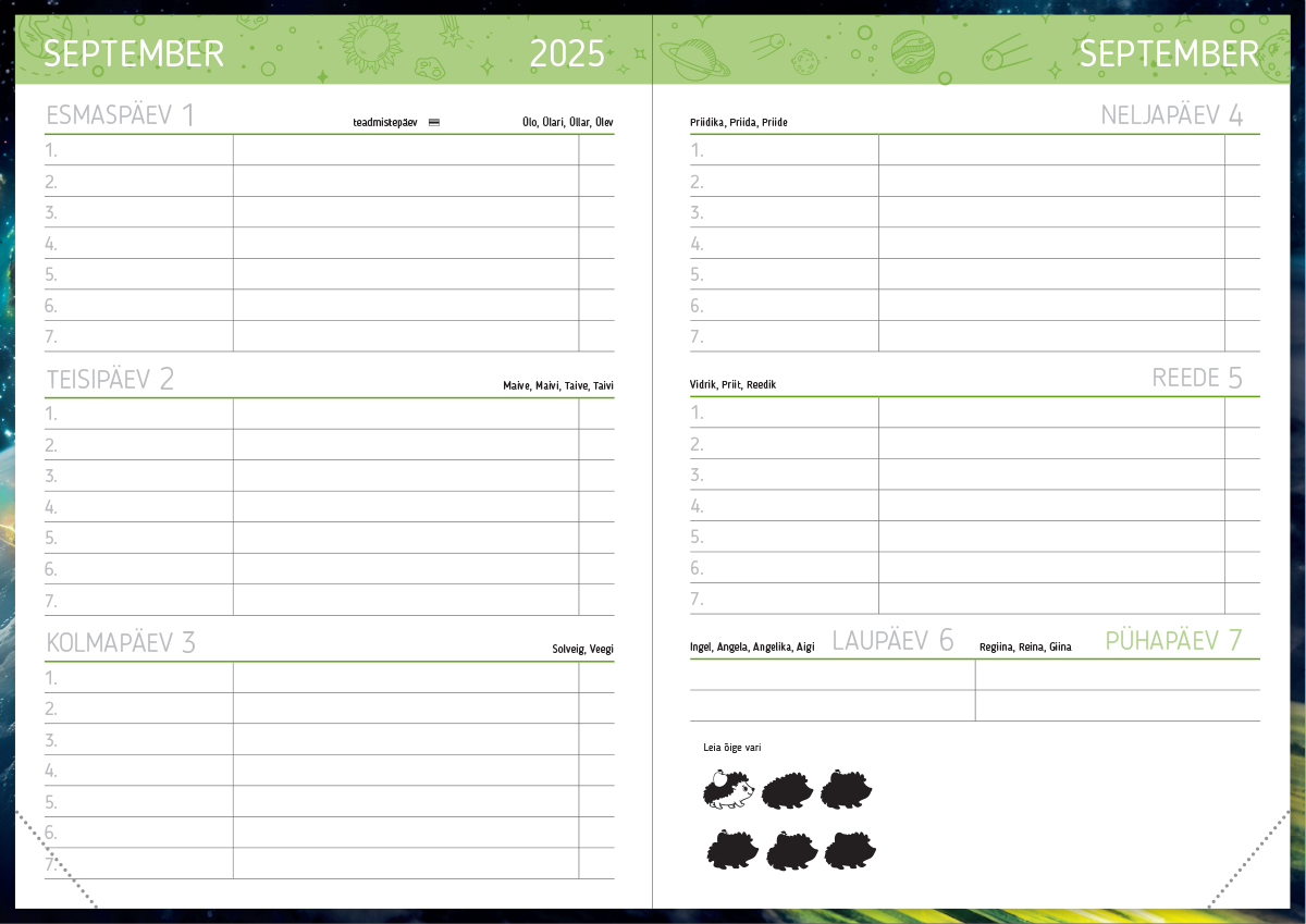 Koolipäevik A5 – pilt 11 | Kasseti Expert