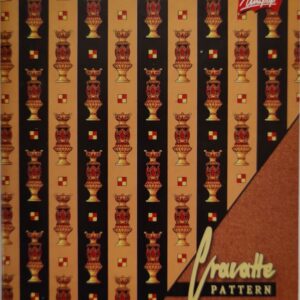 Kaustik A5 96 lehte joon, Cravatte Pattern (0062)