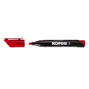 Marker KORES XP1, ümar 3mm, punane