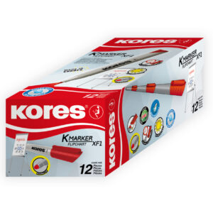 Marker, tahvliploki marker KORES XF1, punane