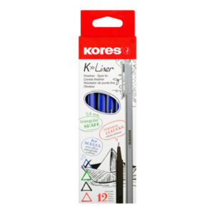 Tindipliiats KORES K-Liner 0.4 mm, sinine. 12tk hind.