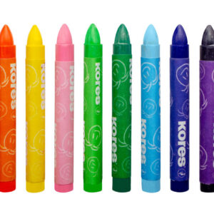 Vahakriit 12 värvi KORES kolmnurkne, riputuspakis