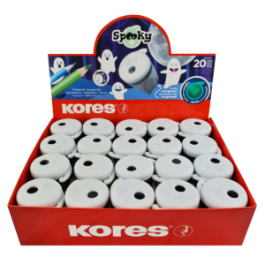 Pliiatsiteritaja KORES Spooky, pimedas helendav, 20tk müügialusel