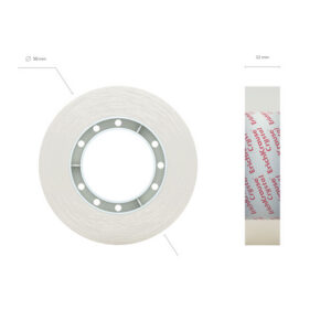 Kleeplint 12mm x 33m CRYSTAL, kartongkarbis