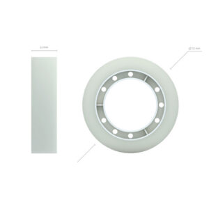 Kleeplint 12mm x 20m Invisible, kartongkarbis