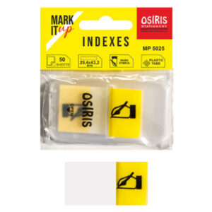 Märkmepaber-järjehoidja Osiris 25,4×43,2mm ALLKIRI, 50 tk
