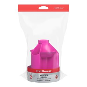 Lauagarnituur pöörlev Mini Desk Neon Solid, roosa