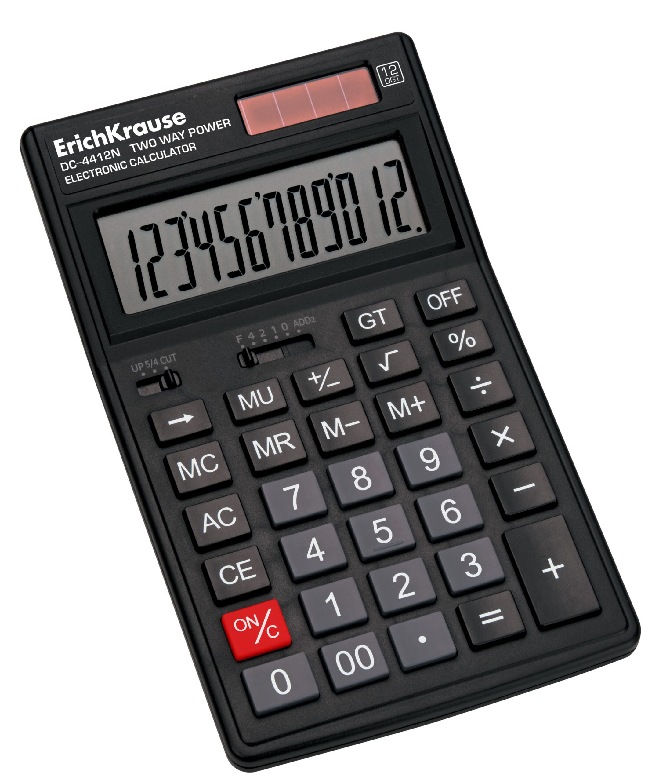 Kalkulaator Krause DC-4412N, 12 kohta, must | Kasseti Expert