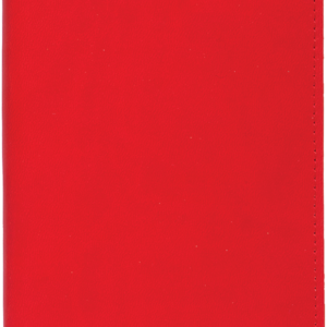 Ruuduline märkmik 76×134 mm, 60 lehte, LUX kaaned – punane