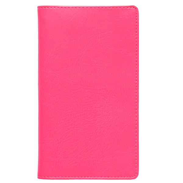 Ruuduline märkmik 76x134 mm, 60 lehte, LUX kaaned – roosa | Kasseti Expert