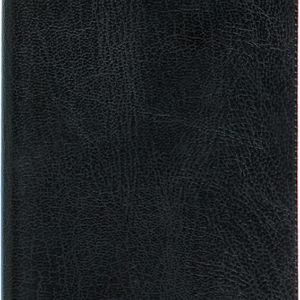 Ruuduline märkmik 76×134 mm, 60 lehte, plastkaaned – must