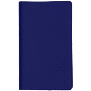 Ruuduline märkmik 76×134 mm, 60 lehte, plastkaaned – sinine