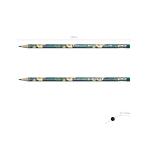 Harilik pliiats kolmnurkne kummiga Avocado HB (42)