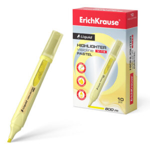 Tekstimarker Liquid Visioline V-14 Pastel, 4,0 mm, kollane