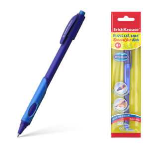 Pastapliiats ErgoLine Kids Neon StickGrip 0.7, sinine riputuspakis