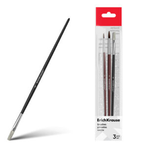 Pintslite komplekt Erich krause, poni ja seaharjas, 3tk riputuspakis