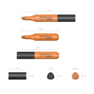 Tekstimarker Visioline V-17 Mini Neon, 4,5 mm, oranž