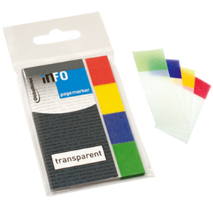 Märkmepaber-järjehoidja Infonotes 20x50mm 4värvi