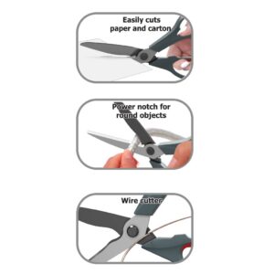 Käärid 20,5 cm SANTOKU + traadilõikaja, riputuspakis