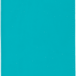 Ruuduline märkmik 76×134 mm, 60 lehte, LUX kaaned – türkiis