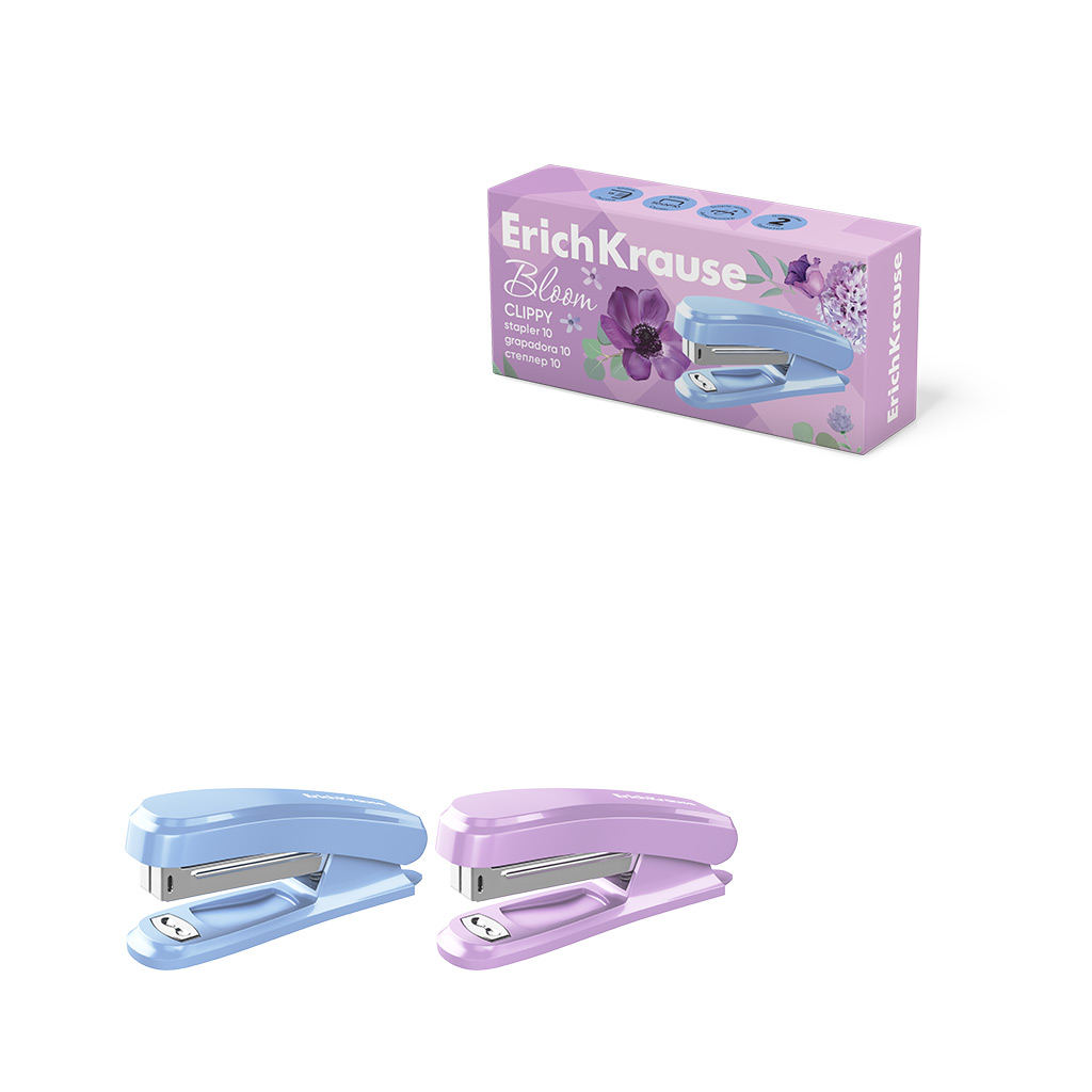 Klammerdaja nr. 10 Clippy Pastel Bloom, 15 lehte, assortii | Kasseti Expert