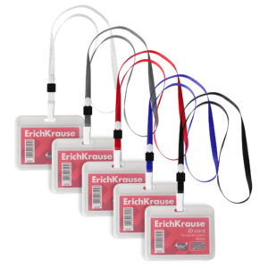 Nimekaardi hoidja horisontaalne 85x54mm, kaelapael assortii