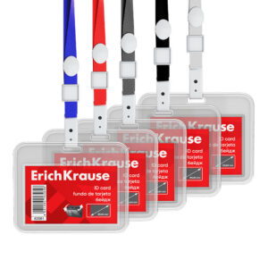 Nimekaardi hoidja horisontaalne 85x54mm, kaelapael assortii