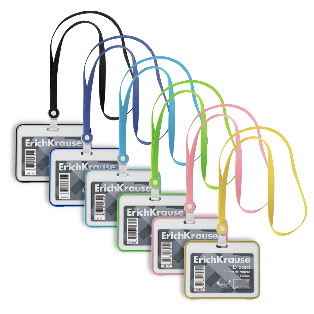 Nimekaardi hoidja horisontaalne 85x54mm, kaelapael assortii | Kasseti Expert