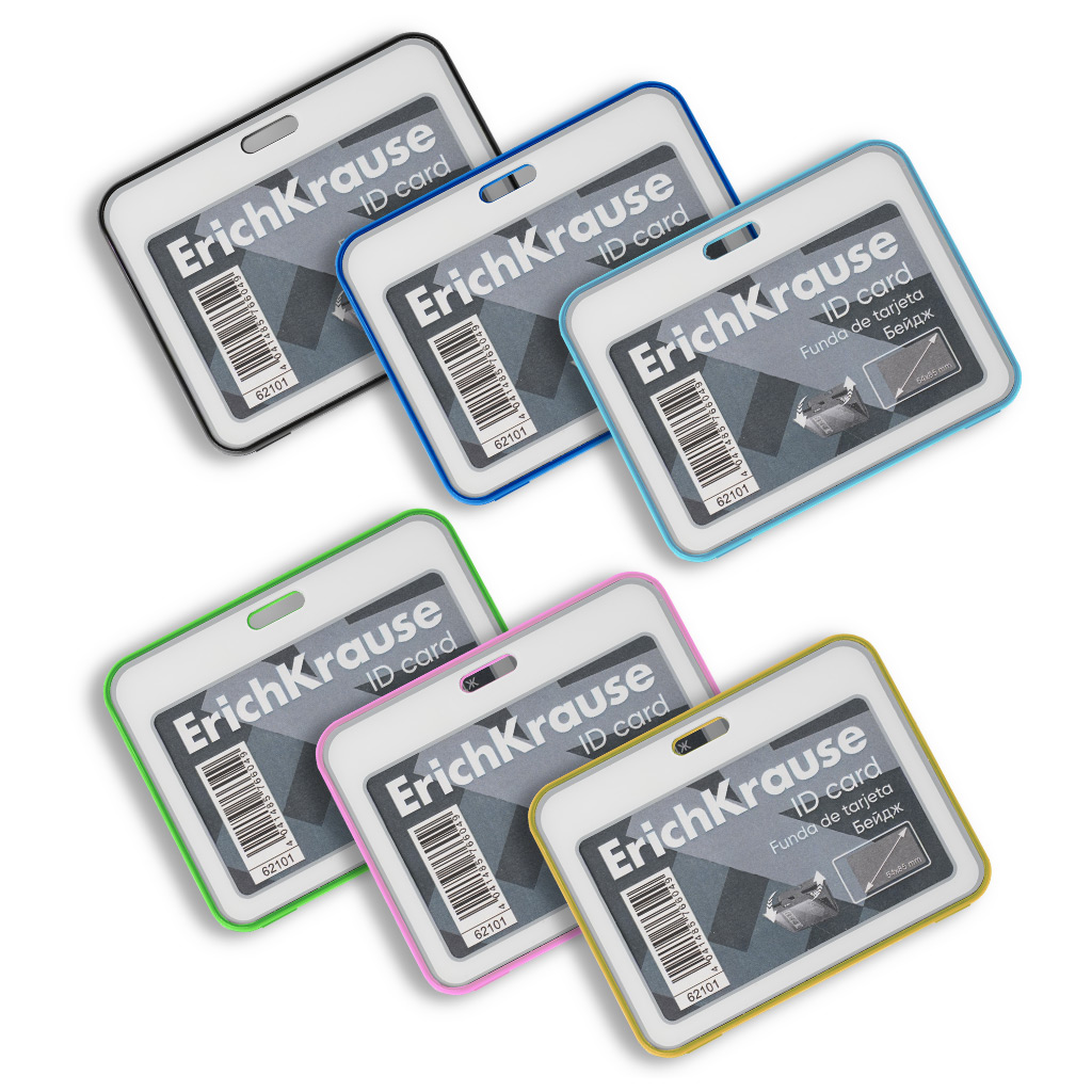 Nimekaardi hoidja horisontaalne 85x54mm, assortii | Kasseti Expert