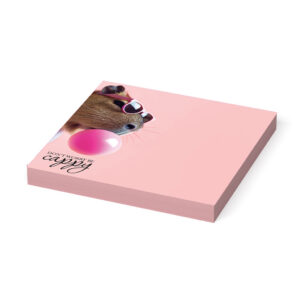 Märkmepaber CapiBarbara Plastic, 75х75 mm, 20 lehte, assortii