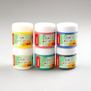 Näpuvärvid 6 värvi KORES Dedi Kolor, 6x30ml