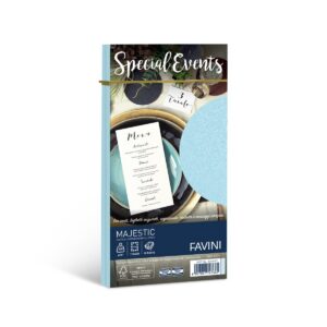 Ümbrik C65 110x220mm, Metallic Azure (02) Favini, 10tk hind