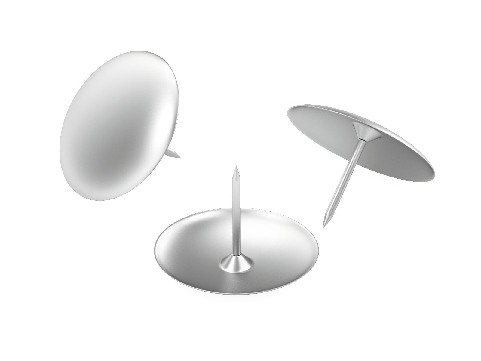 Rõhknaelad hõbe Erich Krause, kartongkarbis 50tk | Kasseti Expert