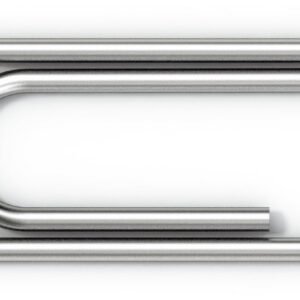 Kirjaklamber 50 mm hõbe, kartongkarbis 100tk