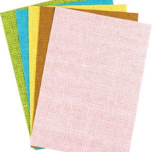 Käsitöö kartong Weaving A5 350g, 5 värvi pakis