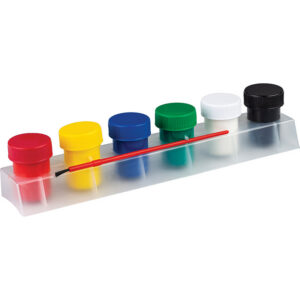 Akrüülvärvid 6 värvi Centrum 20ml, pintsel