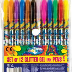 Geelpliiats GLITTER Centrum 1.0, 12 värvi riputuspakis