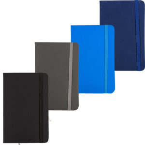 Märkmik A6 80 lehte joon, nurgakummiga kõva kaas, 4värvi assortii