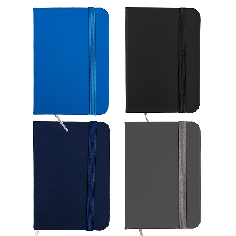 Märkmik A7 80 lehte joon, nurgakummiga kõva kaas, 4värvi assortii | Kasseti Expert