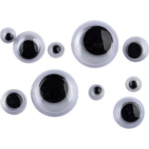 Käsitöösilmad iseliimuvad Centrum 5,8,10,15mm, 100tk riputuspakis