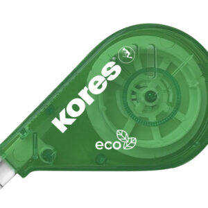 Korrektuurlint 4,2mm x 15m KORES ECO, taaskasutatud plastik, riptuspakis
