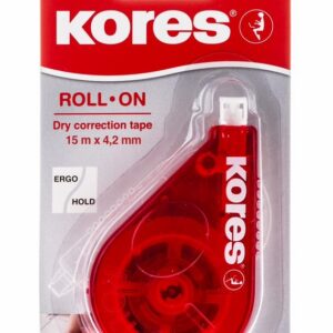 Korrektuurlint 4,2mm x 15m KORES Roll On, riputuspakis