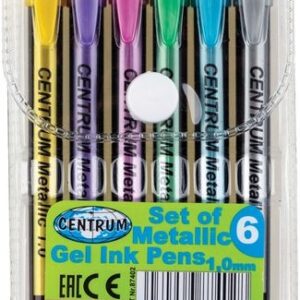 Geelpliiats METALLIC Centrum 1.0, 6 värvi riputuspakis