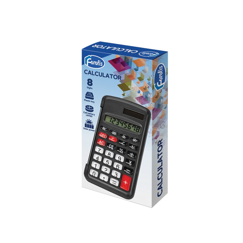 Kalkulaator Forofis kaanega, 8 kohta | Kasseti Expert