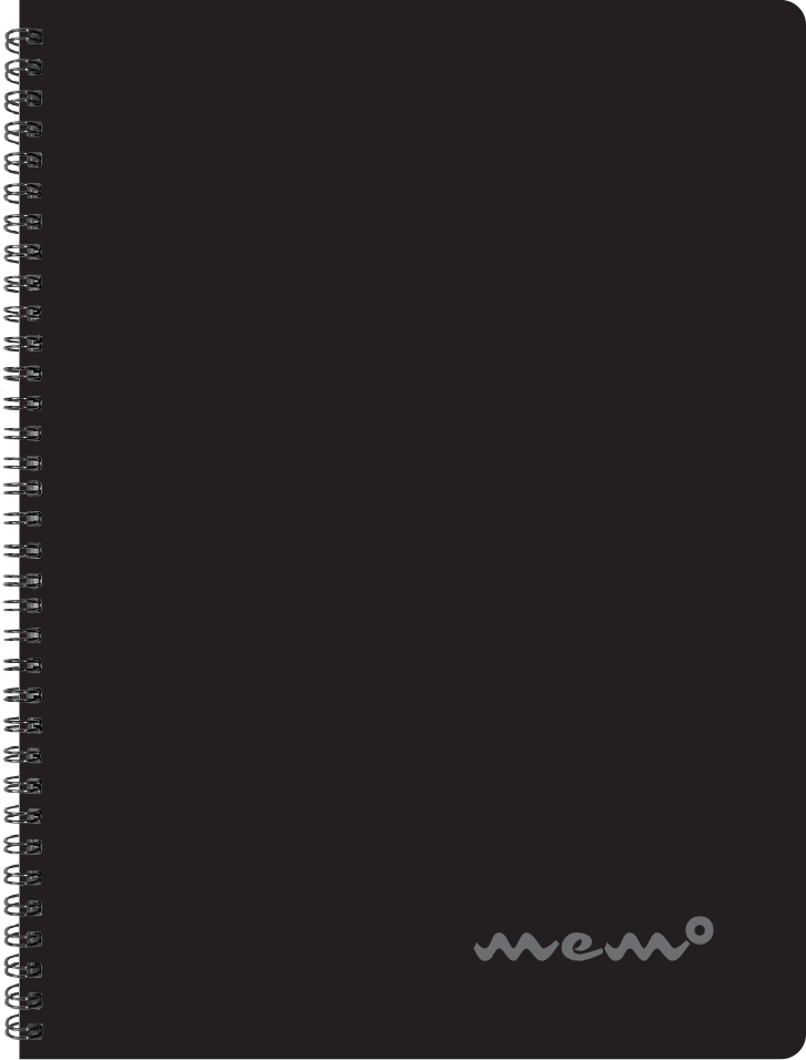 Memo A4 ruut, 60 lehte, must | Kasseti Expert